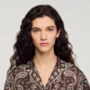Kurzes Hemd mit Bandana-Print