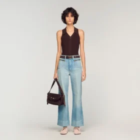 LE MAMBO JANYS Wildledertasche mit Nieten