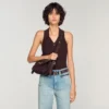 LE MAMBO JANYS Wildledertasche mit Nieten