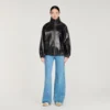 Lederjacke im Used-Look