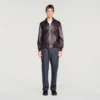 Lederjacke mit Reissverschluss