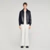 Lederjacke mit Reissverschluss