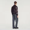 Lederjacke mit Reissverschluss