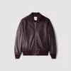 Lederjacke mit Reissverschluss