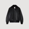Lederjacke mit Reissverschluss