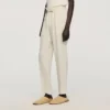Leinenhose mit elastischem Bund