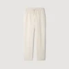 Leinenhose mit elastischem Bund