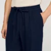 Leinenhose mit geradem Bein