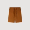 Leinenshorts mit elastischem Bund
