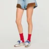 Light Wave Sneakers in Metallic-Optik