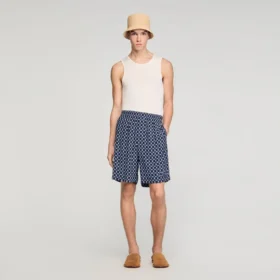 Link zu luftigen Shorts mit Print