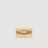 Mambo-Clutch aus Metallic-Leder