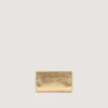 Mambo-Clutch aus Metallic-Leder