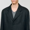 Mantel aus Woll-Broadcloth