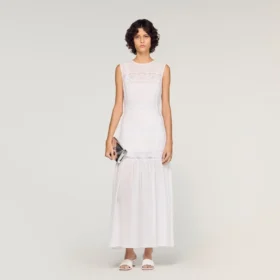 Maxikleid aus Krepp