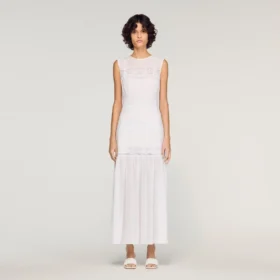 Maxikleid aus Krepp