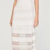 Maxikleid aus Pointelle-Strick