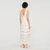 Maxikleid aus Pointelle-Strick