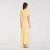 Maxikleid aus Strick mit Strasssteinen