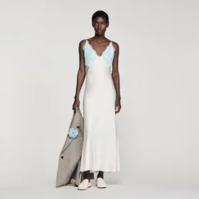 Maxikleid im Lingerie-Stil