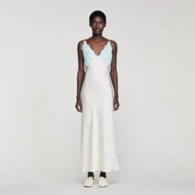 Maxikleid im Lingerie-Stil