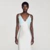Maxikleid im Lingerie-Stil