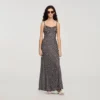 Maxikleid im Slip-Stil mit Blumenmuster