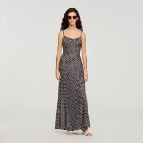 Maxikleid im Slip-Stil mit Blumenmuster
