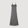 Maxikleid im Slip-Stil mit Blumenmuster