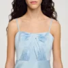 Maxikleid in Satin-Optik