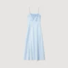 Maxikleid in Satin-Optik