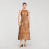 Maxikleid mit Bandana-Print