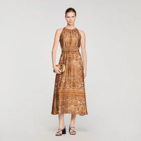 Maxikleid mit Bandana-Print