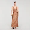 Maxikleid mit Bandana-Print