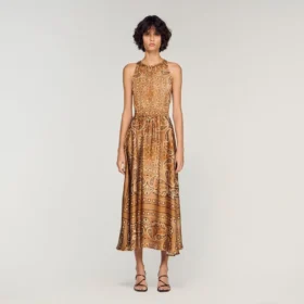 Maxikleid mit Bandana-Print