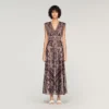 Maxikleid mit Bandana-Print