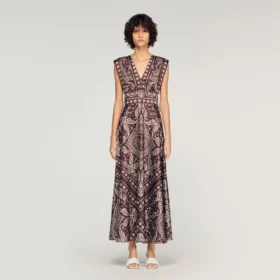 Maxikleid mit Bandana-Print