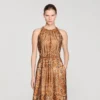 Maxikleid mit Bandana-Print