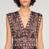Maxikleid mit Bandana-Print