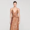 Maxikleid mit Bandana-Print