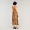 Maxikleid mit Bandana-Print