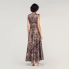 Maxikleid mit Bandana-Print