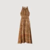 Maxikleid mit Bandana-Print