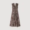 Maxikleid mit Bandana-Print