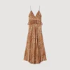 Maxikleid mit Bandana-Print