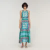 Maxikleid mit Blumenmuster