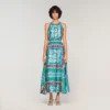 Maxikleid mit Blumenmuster