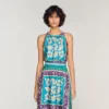 Maxikleid mit Blumenmuster