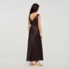 Maxikleid mit Spitzenkragen
