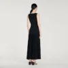 Maxikleid mit Strass-Blumenprint